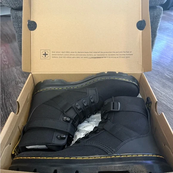 Dr. Martens Black Tactical Men's Boots - Picture 4 of 5